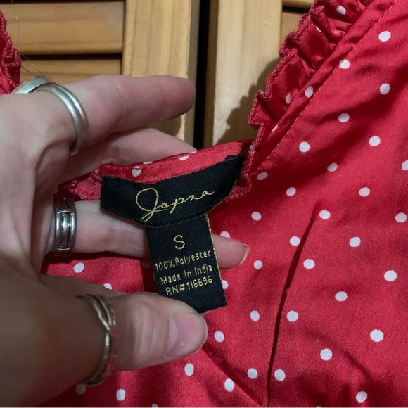 Red/White Maxi Holiday Dress Size Small - Picture 3 of 8